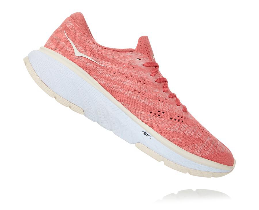 Tenis Corrida Hoka One One Feminino Laranja/Branco - Cavu 3 - 031-OYLVJI